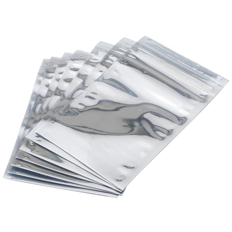 Ellbest 100pcs Antistatic Bags, Resealable Ziplock ESD Shielding Bags 3.15x5.12 inch Anti Static for HDD SDD Electronic Device - Image 1